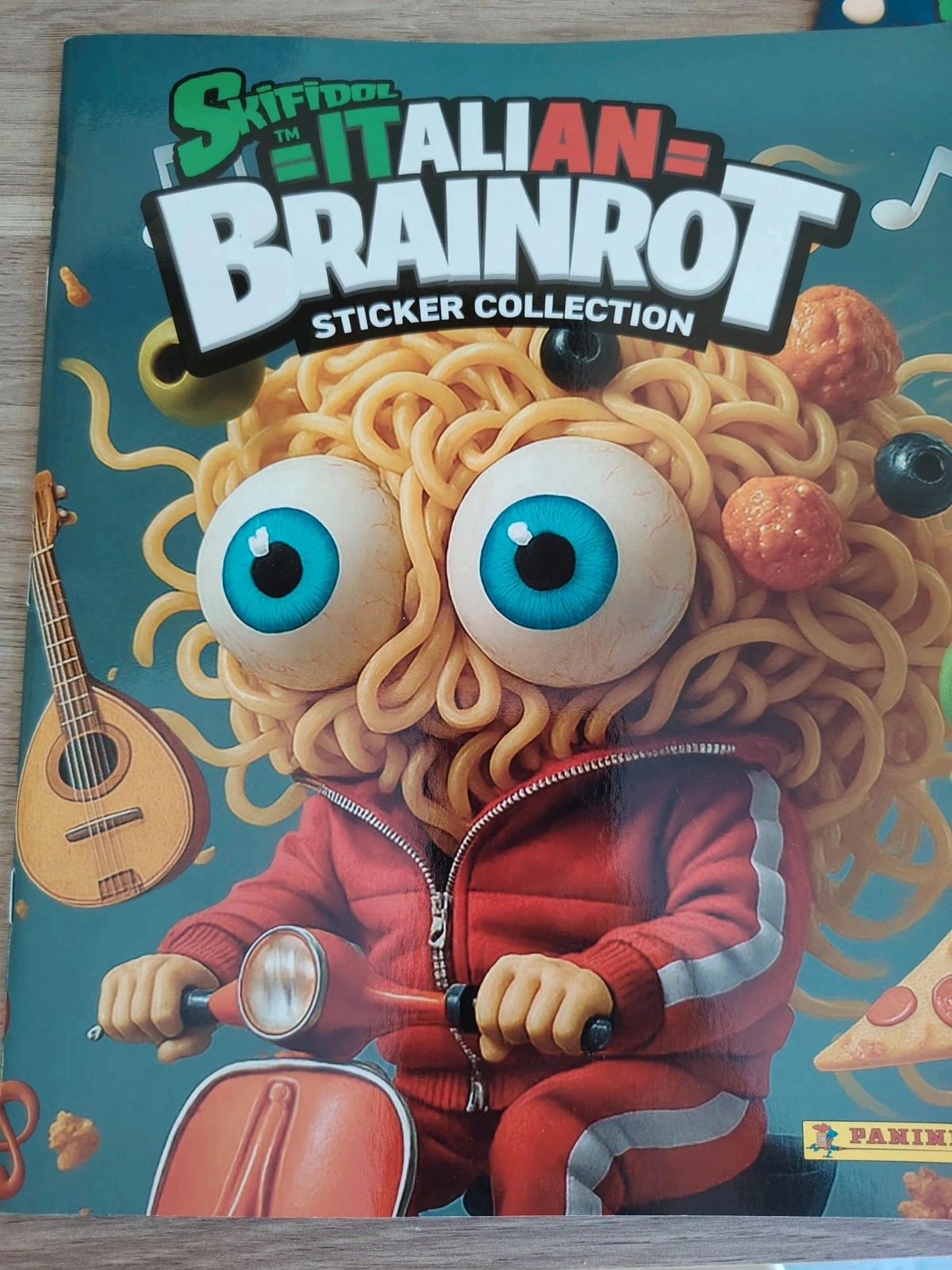 Lots de 3 albums Panini cartes Brainrot